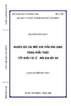 Nghiên cứu các mốc giải phẫu ứng dụng trong phẫu thuật tiếp khẩu túi lệ   mũi qua nội soi