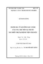 đánh giá tỷ lệ sống sau 3 năm của ung thư nền sọ trước sau điều trị tại bệnh viện chợ rẫy