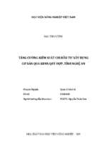 Tăng cường kiểm soát chi đầu tư xây dựng cơ bản qua kbnn quỳ hợp, tỉnh nghệ an  