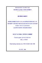 đánh giá hiện trạng các loại hình sử dụng đất cát ven biển và đề xuất một số giải pháp sử dụng đất hợp lý khu căn cứ cách mạng lê hồng phong, tỉnh bình thuận