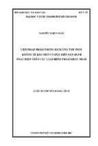 Liệu pháp nhắm trúng đích ung thư phổi không tế bào nhỏ có đột biến gen egfr phát hiện trên các loại bệnh phẩm khác nhau