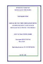 đánh giá thực hiện chính sách bồi thường giải phóng mặt bằng của một số dự án trên địa bàn thị xã vĩnh yên   tỉnh vĩnh phúc