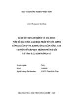 Giám sát sự lưu hành và xác định một số đặc tính sinh học phân tử của virus cúm gia cầm type