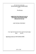 Nghiên cứu một số cơ sỏ khoa học và khảo sát thực nghiệm góp phần xây dựng tiêu chuẩn kiểm định khí xả ở việt nam