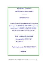 Nghiên cứu một số đặc điểm sinh học của loài ong apanteles cypris nixon ký sinh sâu cuốn lá nhỏ cnaphalocrocis medinalis guenee và ảnh hưởng của thuốc hoá học đến sâu cuốn lá nhỏ tại hà nội vụ xuân 2006