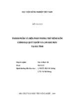 Thành phần và biện pháp phòng trừ bệnh nấm chính hại quýt khốp và cam khe may  
