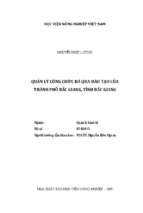 Quản lý công chức đã qua đào tạo của thành phố bắc giang, tỉnh bắc giang  