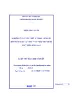 Nghiên cứu cải tiến thiết bị thanh trùng đồ hộp ngô bao tử tại công ty cổ phần xuất khẩu thực phẩm đồng giao