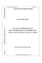 Xây dựng quy trình định lượng đồng thời metformin và glimepirid trong huyết tương người bằng kỹ thuật lc msms