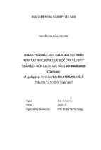 Thành phần sâu đục thân mía, đặc điểm sinh vật học, sinh thái học của sâu đục thân mía bốn vạch đầu nâu chilo tumidicostalis (hampson) (lepidoptera pyralidae) tại hòa thành, châu thành, tây ninh năm 2017  