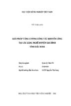 Giải pháp tăng cường công tác khuyến công tại các làng nghề huyện gia bình tỉnh bắc ninh  