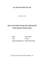 Quản lý thu thuế sử dụng đất trên địa bàn huyện kim bôi, tỉnh hòa bình  