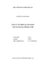 Quản lý tài chính tại văn phòng đăng ký đất đai tỉnh bắc ninh  