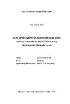 Tăng cường kiểm tra, kiểm soát hoạt động kinh doanh khí dầu mỏ hóa lỏng (lpg) trên địa bàn tỉnh bắc giang  