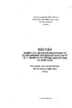 Nghiên cứu lập bản đồ sinh khoáng và dự báo khoáng sản khối nhô kontum tỷ lệ 1 200 000 và chi tiết hoá một số vùng có triển vọng tập 2 phụ trương báo cáo chi tiết hoá một số vùng có triển vọng