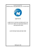 Nghiên cứu các phương pháp phân lớp dữ liệu và ứng dụng trong bài toán dự báo thuê bao rời mạng viễn thông