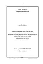 đánh giá hiện trạng và đề xuất giải pháp nhằm thúc đẩy thực hiện tiêu chí môi trường trong xây dựng nông thôn mới tại huyện yên dũng tỉnh bắc giang