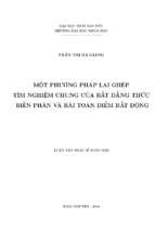 Một phương pháp lai ghép tìm nghiệm chung của bất đẳng thức biến phân và bài toán điểm bất động