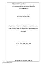 đặc điểm viêm phổi của bệnh nhân hivaids điều trị nội trú tại bệnh viện bệnh nhiệt đới năm 2020