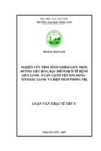 Nghiên cứu tình hình nhiễm giun tròn đường tiêu hóa đặc điểm dịch tễ bệnh giun lươn ở lợn tại huyện sơn động tỉnh bắc giang và biện pháp phòng trị