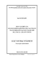Nâng cao hiệu quả sản xuất kinh doanh pháo hoa tại công ty tnhh một thành viên hoá chất 21 bộ quốc phòng