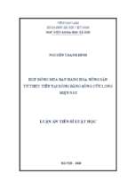 Hợp đồng mua bán hàng hóa nông sản từ thực tiễn tại đồng bằng sông cửu long