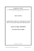 Giải pháp chủ yếu nhằm nâng cao hiệu quả quản lý nhà nước về tài nguyên đất trên địa bàn tỉnh thái nguyên