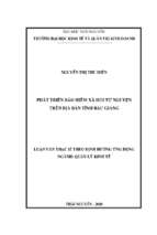 Phát triển bảo hiểm xã hội tự nguyện trên địa bàn tỉnh bắc giang