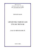 Liên kết phát triển du lịch vùng bắc trung bộ