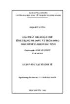 Giải pháp nhằm hạn chế tình trạng nợ đọng và trốn đóng bảo hiểm xã hội ở bắc ninh