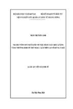 Vai trò vốn con người đối với việc nâng cao chất lượng tăng trưởng kinh tế việt nam cách tieepscaanj vĩ mô và vi mô