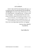 Nghiên cứu đề xuất một số giải pháp nhằm nâng cao vai trò của phụ nữ nông thôn trong phát triển kinh tế hộ ở huyện định hoá tỉnh thái nguyên