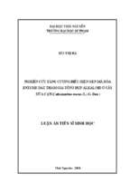 Nghiên cứu tăng cường biểu hiện gen mã hóa enzyme dat tham gia tổng hợp alkaloid ở cây dừa cạn catharanthus roseus l g don