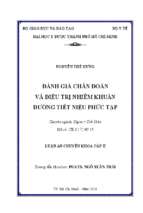 đánh giá chẩn đoán và điều trị nhiễm khuẩn đƣờng tiết niệu phức tạp