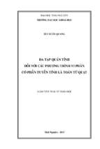 đa tạp quán tính đối với các phương trình vi phân có phần tuyến tính là toán tử quạt