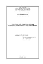đầu tư trực tiếp của mỹ vào việt nam từ khi thực hiện luật đầu tư nước ngoài đến 2010