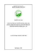 đánh giá công tác chuyển nhượng tặng cho quyền sử dụng đất trên địa bàn huyện đồng hỷ tỉnh thái nguyên giai đoạn 2014 2017