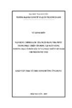 Vận dụng chính sách của ngân hàng nhà nước trong phát triển tín dụng tại ngân hàng thương mại cổ phần đầu tư và phát triển việt nam chi nhánh phú thọ