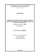 Nghiên cứu tạo chủng bacillus subtilis đột biến có khả năng sinh protease cao bằng chiếu xạ gamma kết hợp với xử lý kháng sinh