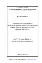 đẩy mạnh công tác thanh toán không dùng tiền mặt tại ngân hàng thương mại cổ phần đầu tư và phát triển việt nam chi nhánh thái nguyên