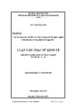 Vai trò của phụ nữ dân tộc dao trong xóa đói giảm nghèo ở huyện phú lương tỉnh thái nguyên