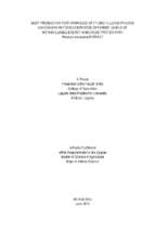 Meat prodction performances of f1 choi x luong phuong chickens in rations containing different levels of metabolizable energy and crude protein with perionyx excavatus extract