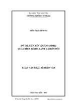 đô thị tiên yên quảng ninh quá trình hình thành và biến đổi