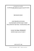 Quản trị rủi ro tín dụng tại ngân hàng thương mại cổ phần ngoại thương việt nam chi nhánh hạ long