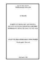 Nghiên cứu phẩm chất môi trường bảo tồn và sử dụng tinh đông lạnh trâu murrah phối giống cho trâu cái việt nam