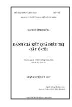 đánh giá kết quả điều trị gãy ổ cối