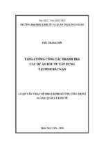 Tăng cường công tác thanh tra các dự án đầu tư xây dựng tại tỉnh bắc kạn