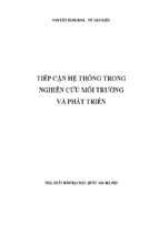 Tiếp cận hệ thống trong nghiên cứu môi trường và phát triển