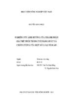 Nghiên cứu ảnh hưởng của thành phần giá thể nuôi trồng tới năng suất và chất lượng của một số loại nấm ăn  