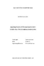 Giải pháp tăng cường bán hàng trực tuyến của công ty media hoàng long  